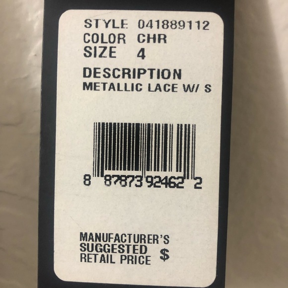 Adrianna Papell Metallic Lace with Sequins - Picture 10 of 10